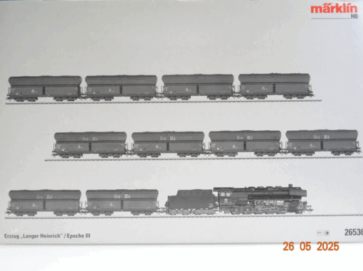 Märklin H0 26536 Erzzug 11tlg. Langer Heinrich Mfx Sound in OVP JL753 – Bild 3