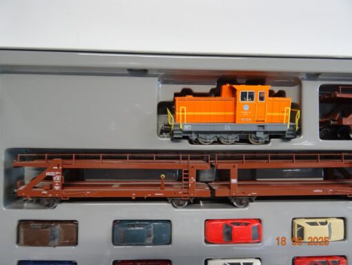 Märklin H0 2663 Autotransportzug VW mit Diesellok DHG 700 C in OVP JL1016 – Bild 5