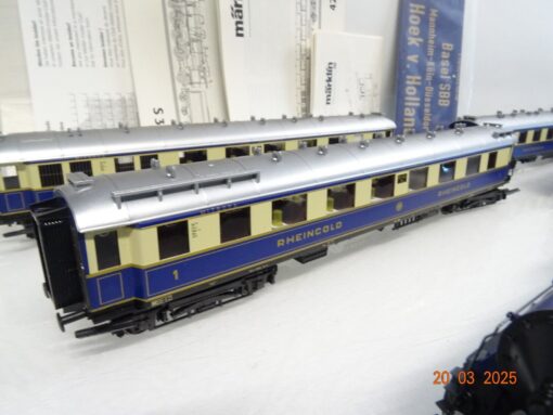Märklin H0 26750 Zugset 6tlg. Rheingold der DRG Digital Sound in OVP LE9499 – Bild 6
