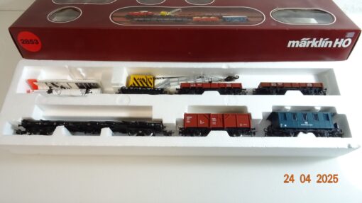 Märklin H0 2853 Zug-Set Gleisbau ohne Diesellok der DB in OVP PR7277 – Bild 3