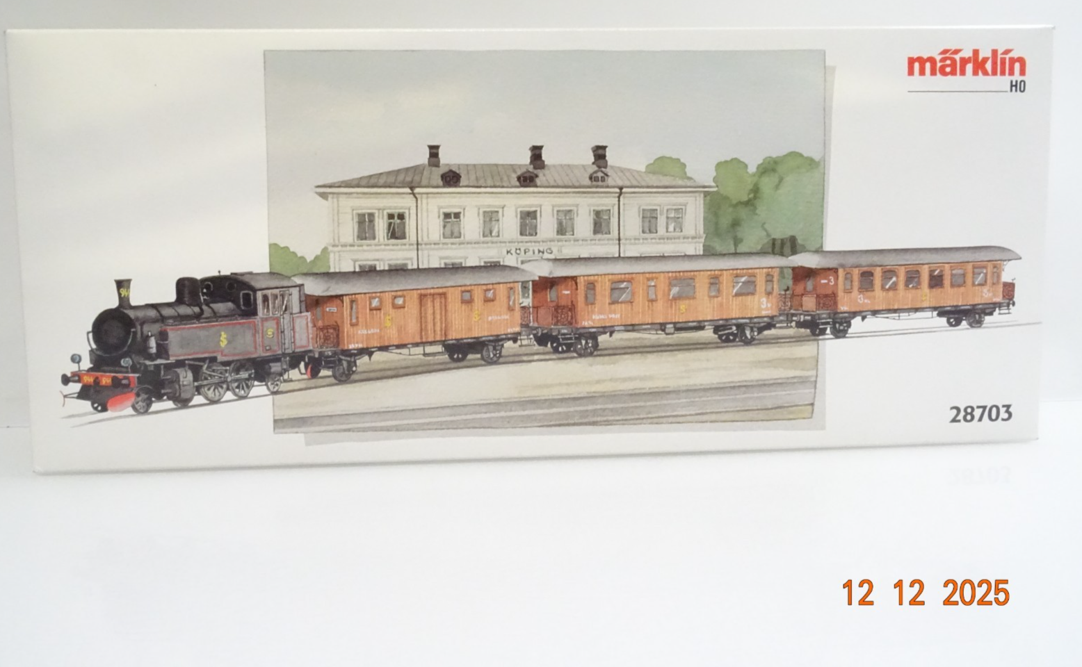 Märklin H0 28703 Schweden Wagenset 3tlg. Holzoptik der SJ ohne Lok in OVP JL5002 – Bild 3