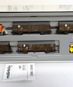 Märklin H0 2890 Güterzug 5tlg. mit LKW der DBP in OVP LE7719