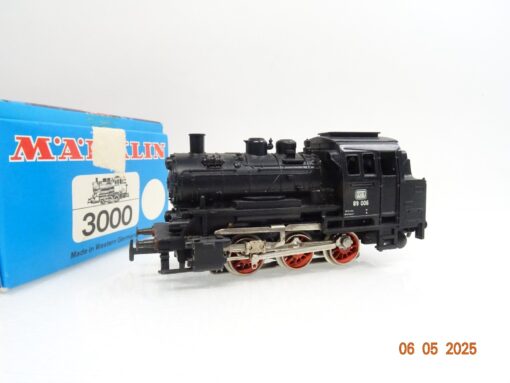 Märklin H0 3000 Dampflok BR 89 006 der DB in OVP JL423