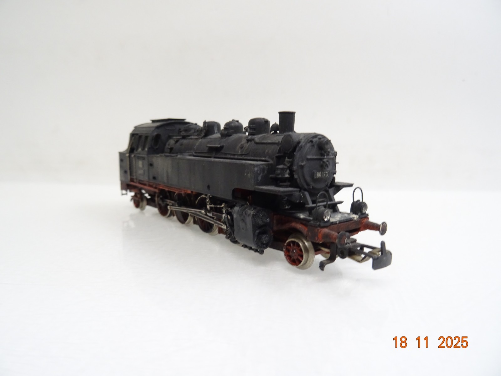 Märklin H0 3096 Dampflok BR 86 173 der DB Telex patiniert JL4664 o. – Bild 4