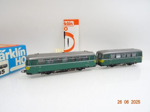 Märklin H0 3135 Belgien Schienenbus 2tlg. 551/731 in OVP JL1115