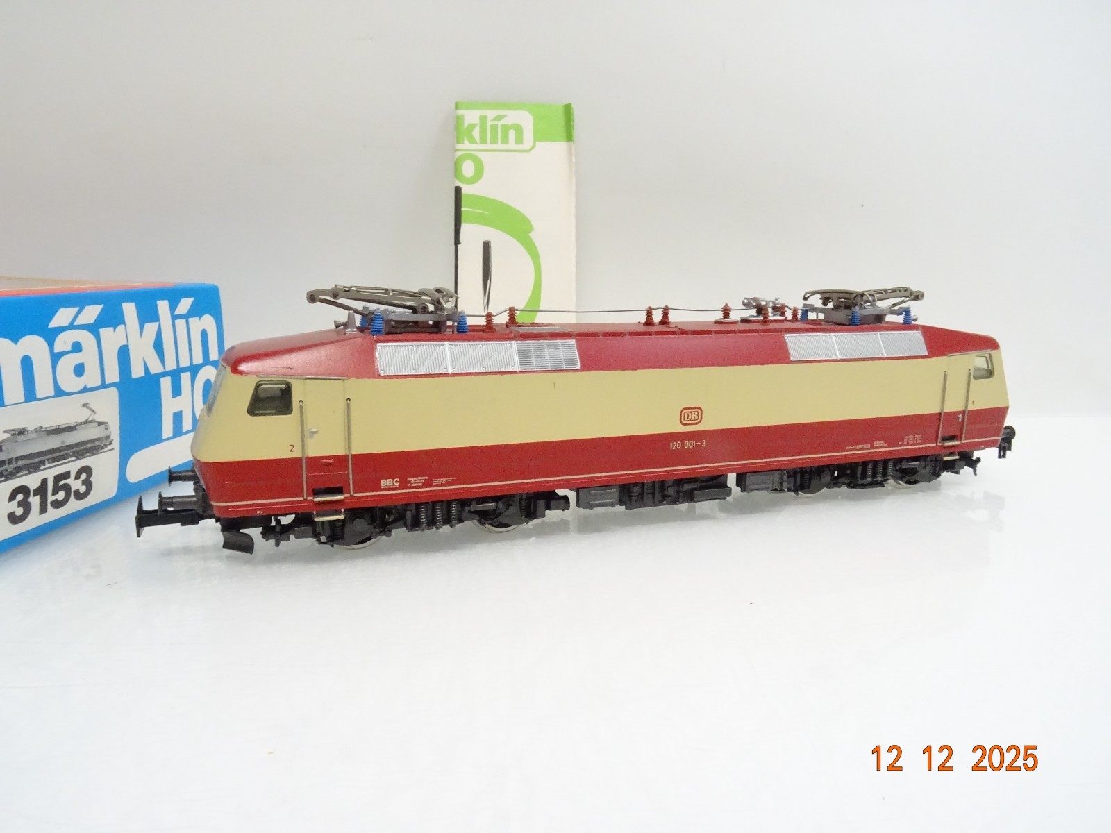 Märklin H0 3153 E-Lok BR 120 001-3 der DB in OVP JL5070