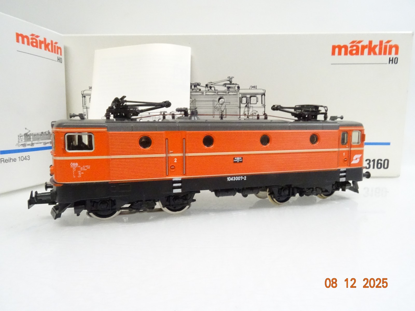 Märklin H0 3160 Österreich E-Lok 1043 007-2 der ÖBB in OVP JL4935