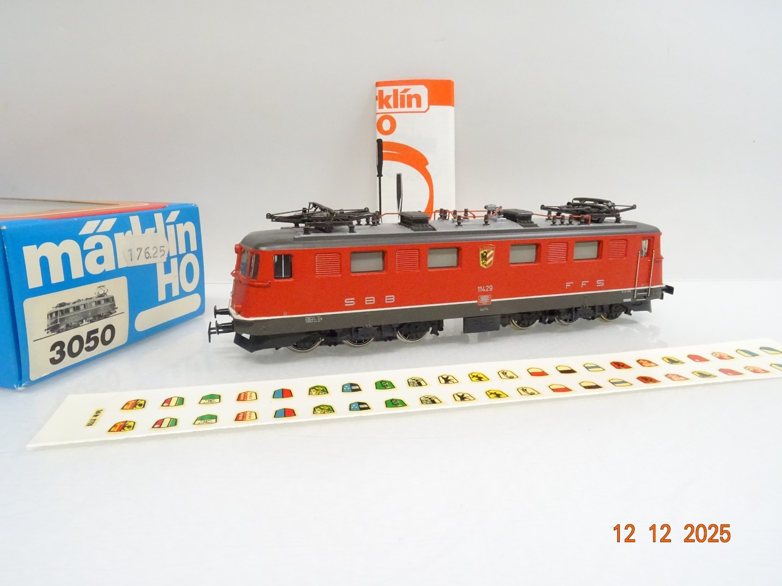 Märklin H0 3332 Schweiz E-Lok Ae 6/6 11429 Altdorf der SBB in EVP JL5064