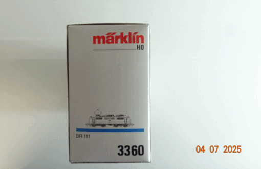 Märklin H0 3360 BR 111 E-Lok Leerverpackung siehe Foto CK9341