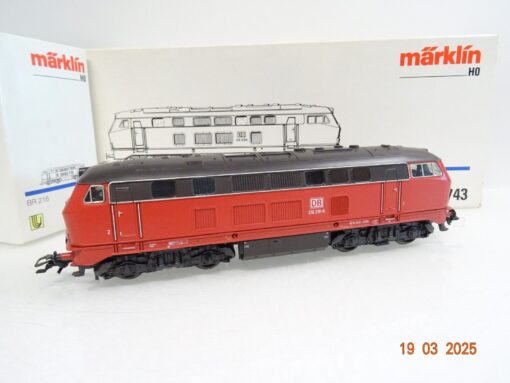 Märklin H0 33743 Diesellok BR 216 219-6 der DB Delta in OVP LE9434