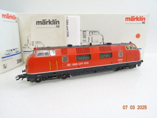 Märklin H0 3384 Schweiz Diesellok Am 4/4 18461 der SBB Delta in OVP LE9252 – Bild 3