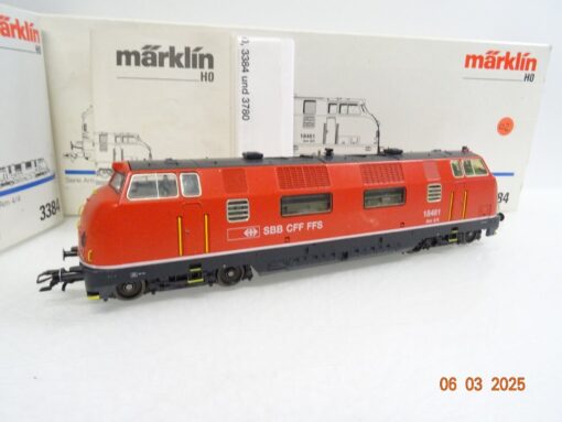 Märklin H0 3384 Schweiz Diesellok Am 4/4 18461 der SBB Delta in OVP LE9252