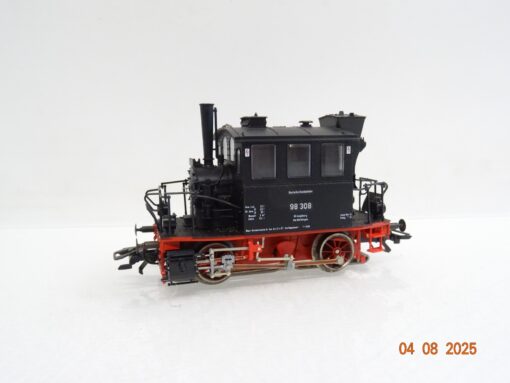 Märklin H0 3387 Dampflok BR 98 308 Glaskasten DB 3-Leiter-Gleichstrom JL2120 o.