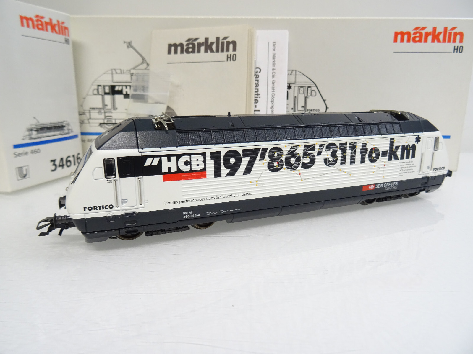 Märklin H0 34616 Schweiz E-Lok Serie 460 014-4 HCB der SBB Delta in OVP LE923