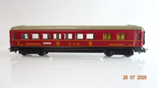 Märklin H0 346/2 Speisewagen der DSG Blech PR9267 o.