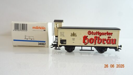 Märklin H0 34957 Kühlwagen mit Bremserhaus Stuttgarter Hofbräu in OVP PR8724