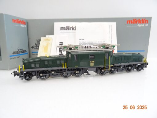 Märklin H0 3656 Schweiz E-Lok Be 6/8 III Krokodil der SBB in OVP JL1062