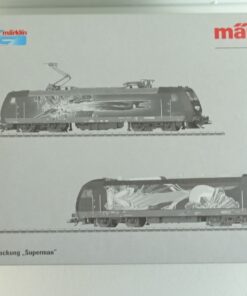 Märklin H0 36837 E-Lok BR 185 Superman Leerverpackung siehe Foto CK9352