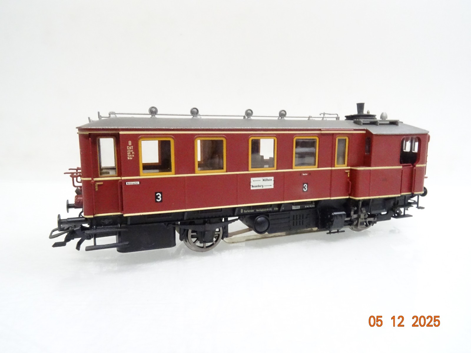 Märklin H0 37253 Dampftriebwagen DT8 Kittel der DB Mfx in OVP JL4873 – Bild 3