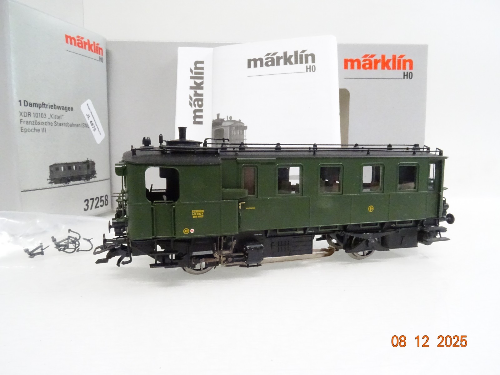 Märklin H0 37258 Frankreich Dampftriebwagen Kittel XDR 10103 SNCF in OVP JL4875