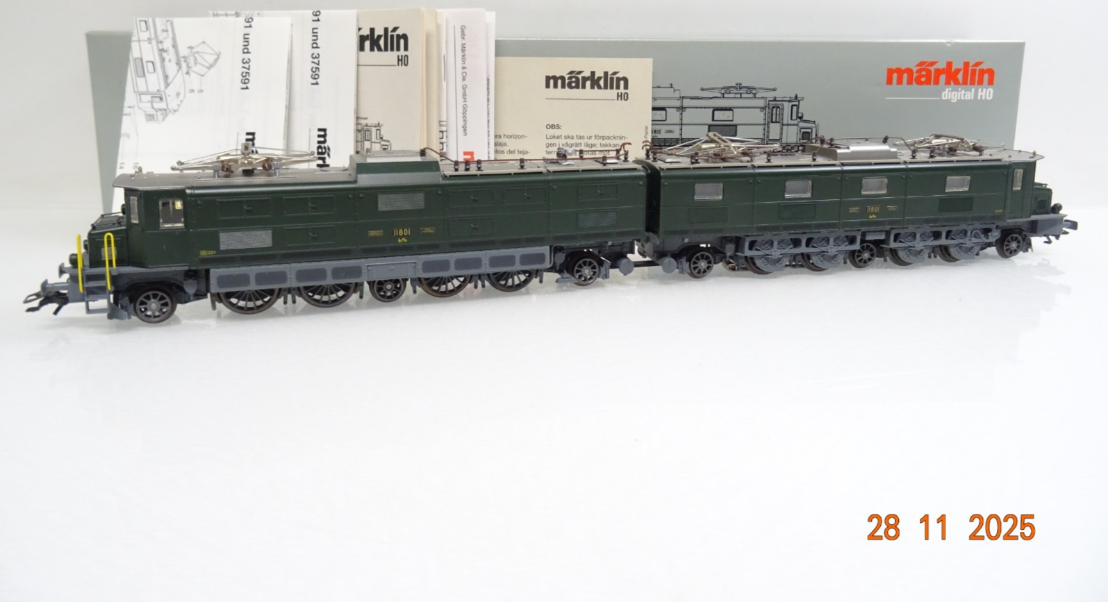 Märklin H0 37591 Schweiz E-Lok Ae 8/14 der SBB Digital in OVP JL4748