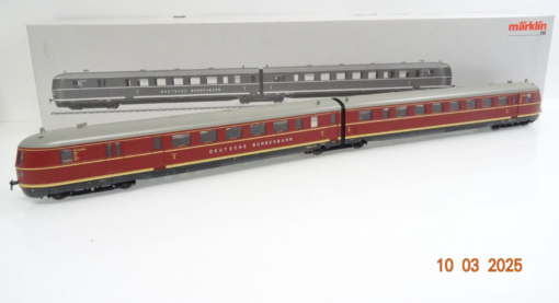 Märklin H0 37772 Dieseltriebzug SVT 04 der DB Mfx Sound SoftDrive in OVP LE9310