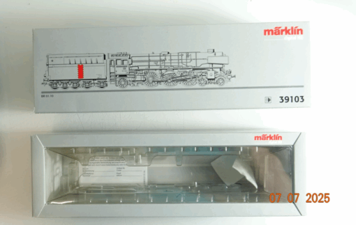 Märklin H0 39103 Dampflok BR 01.10 Leerverpackung siehe Foto CK9387 – Bild 3