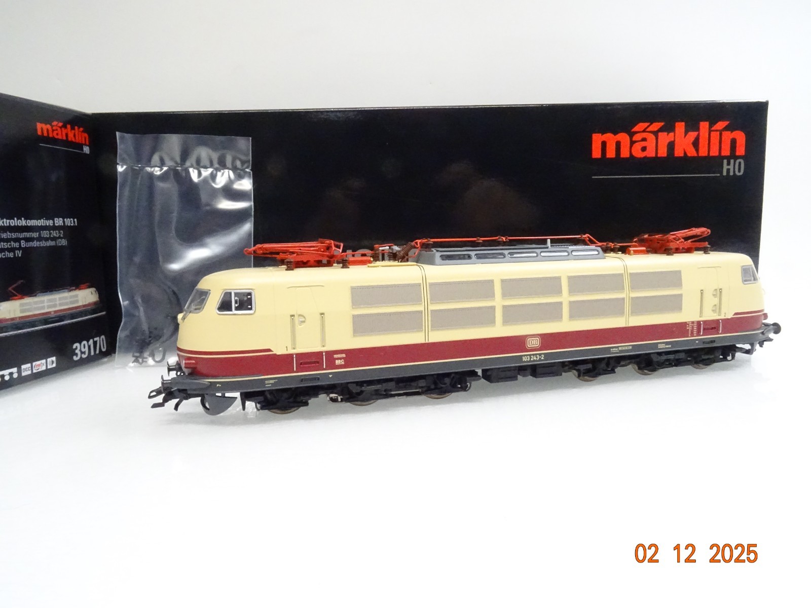 Märklin H0 39170 Insider E-Lok BR 103 243-2 der DB Mfx Sound in OVP JL4805
