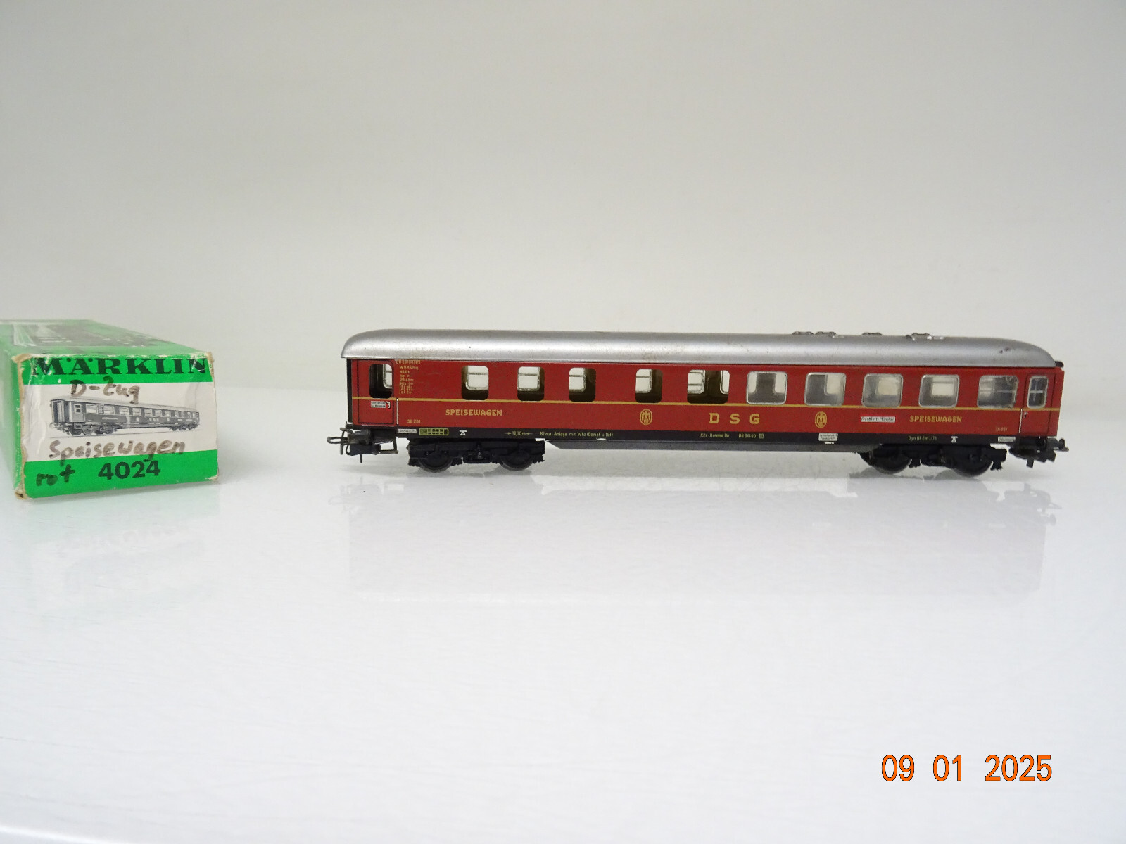 Märklin H0 4024 Speisewagen der DSG in OVP TF1287