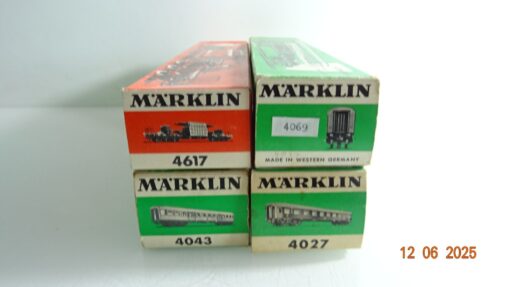 Märklin H0 4027 4043 4069 4617 Leerkarton Original-Verpackung siehe Foto CK8816
