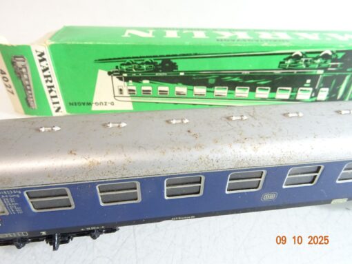 Märklin H0 4027 D Zugwagen 1. Klasse der DB Blech in OVP RR3866 – Bild 4