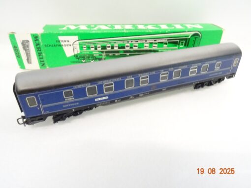 Märklin H0 4029 Personenwagen Schlafwagen 4581 CIWL Blech in OVP RR3075 – Bild 3