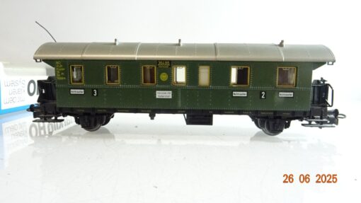 Märklin H0 4100 Donnerbüchse 2./3. Kl. der DRG mit Licht in OVP PR8755 – Bild 3