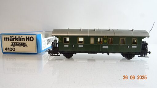 Märklin H0 4100 Donnerbüchse 2./3. Kl. der DRG mit Licht in OVP PR8755