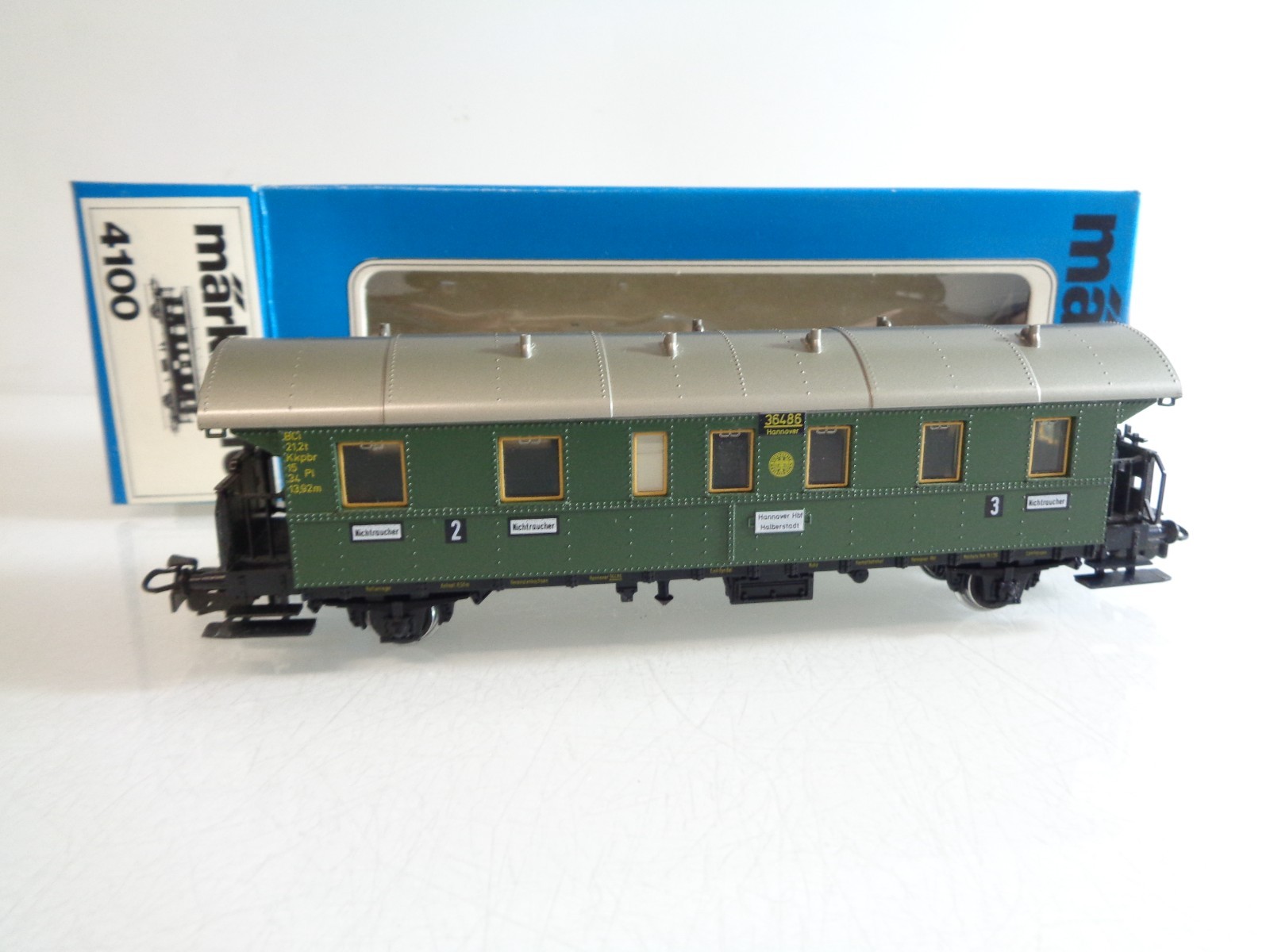 Märklin H0 4100 Personenwagen 2./3. Klasse der DRG in OVP RR4870 – Bild 3
