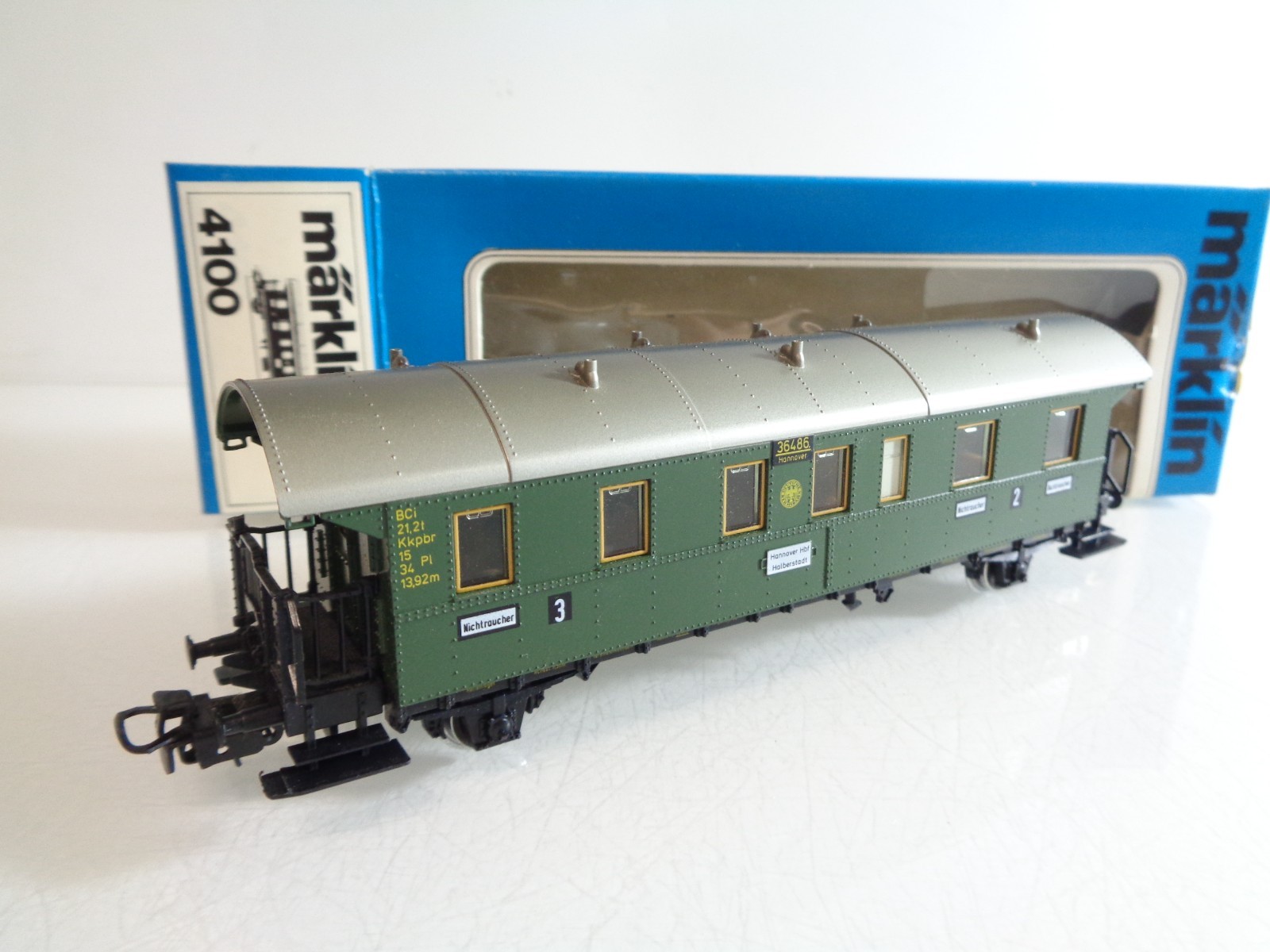 Märklin H0 4100 Personenwagen 2./3. Klasse der DRG in OVP RR4870