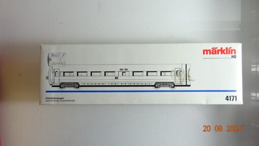 Märklin H0 4171 Zwischenwagen Intercity Experimental Leerverpackung s.Foto PK682
