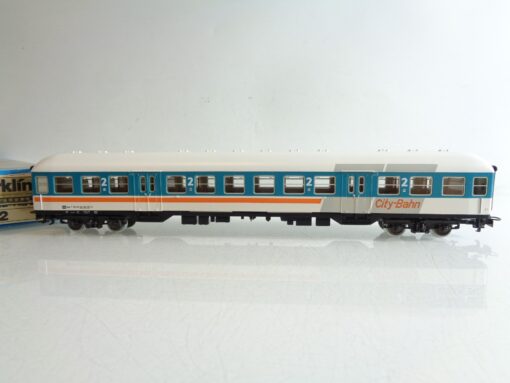 Märklin H0 4222 Personenwagen Citybahn 2.Kl. der DB in OVP BH555 – Bild 3