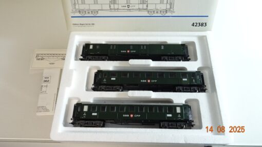 Märklin H0 42383 Oldtimer Wagen-Set der SBB in OVP PR9556