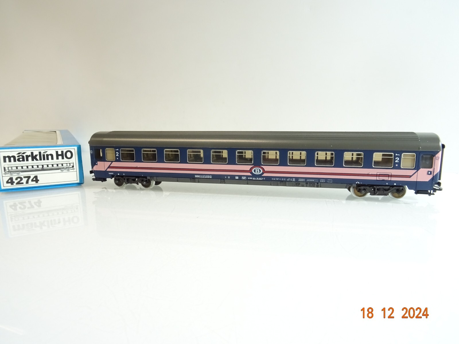 Märklin H0 4274 Personenwagen 2. Kl. der B in OVP PR4895