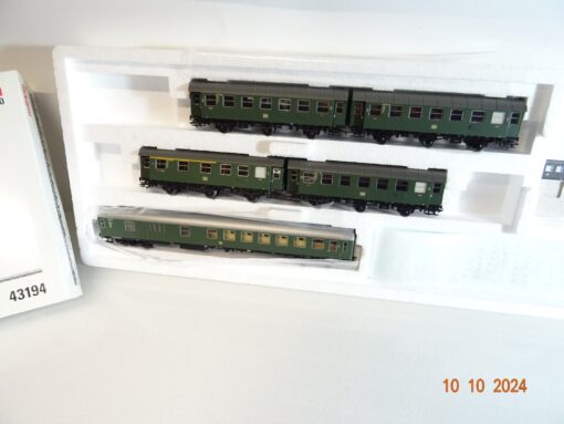 Märklin H0 43194 Personenwagen-Set Epoche III der DB neuwertig in OVP PR3154