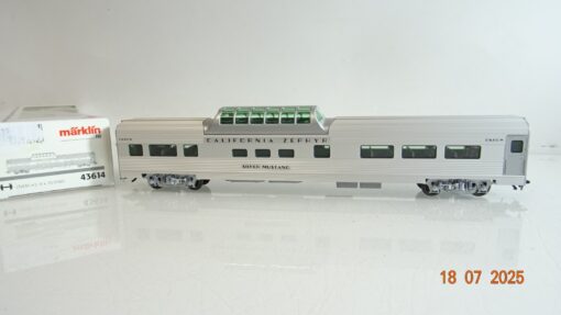 Märklin H0 43614 US Aussichtwagen Silver Mustang der Santa Fe in OVP PR9099