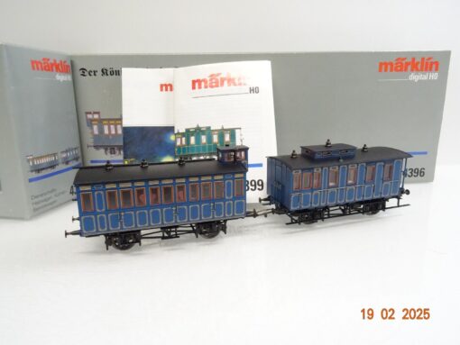 Märklin H0 4396 Wagen-Set 2tlg. König-Ludwig-Zug in OVP LE8758