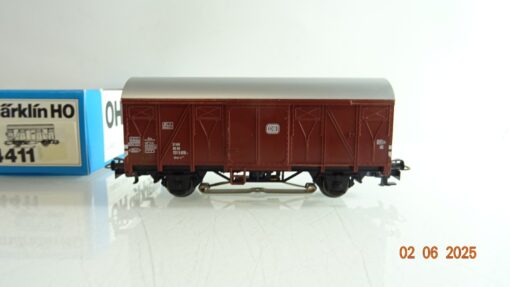 Märklin H0 4411 gedeckter Güterwagen mit Schlußlaterne der DB in OVP PR8127 – Bild 4