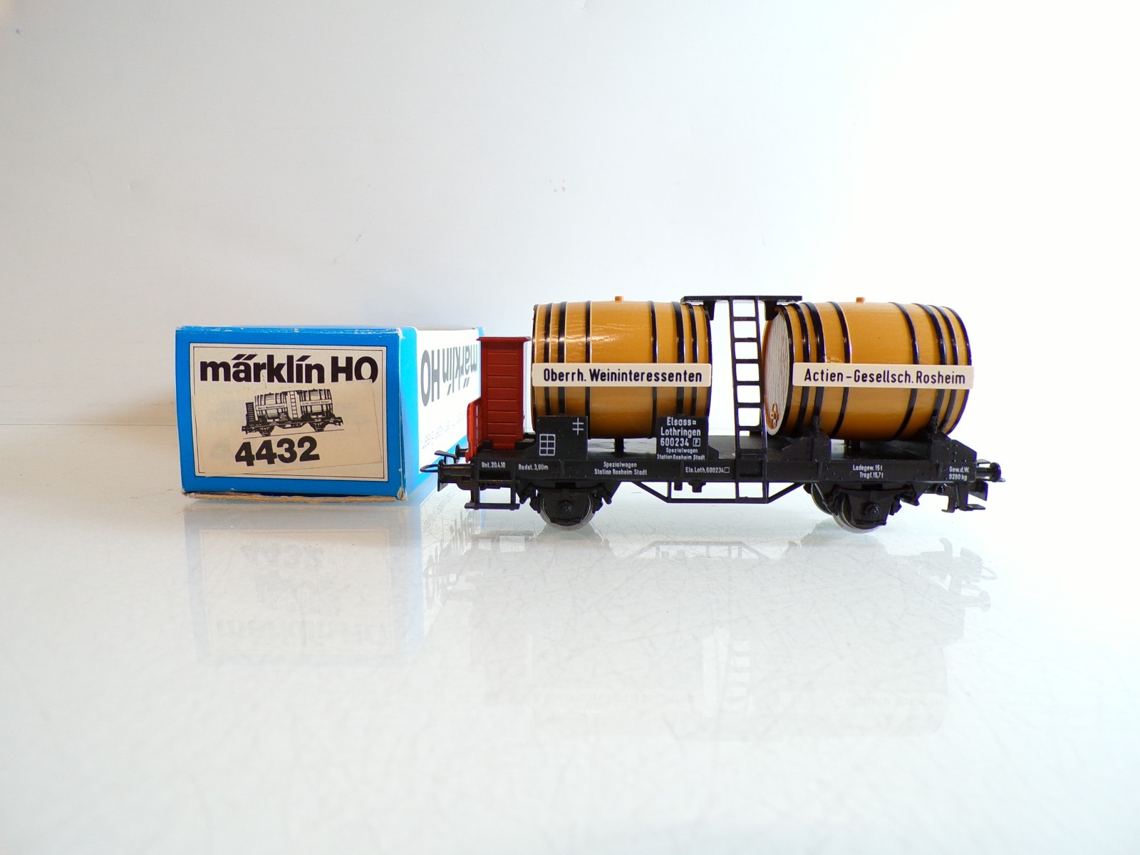 Märklin H0 4432 Weinfässerwagen in OVP BH1476