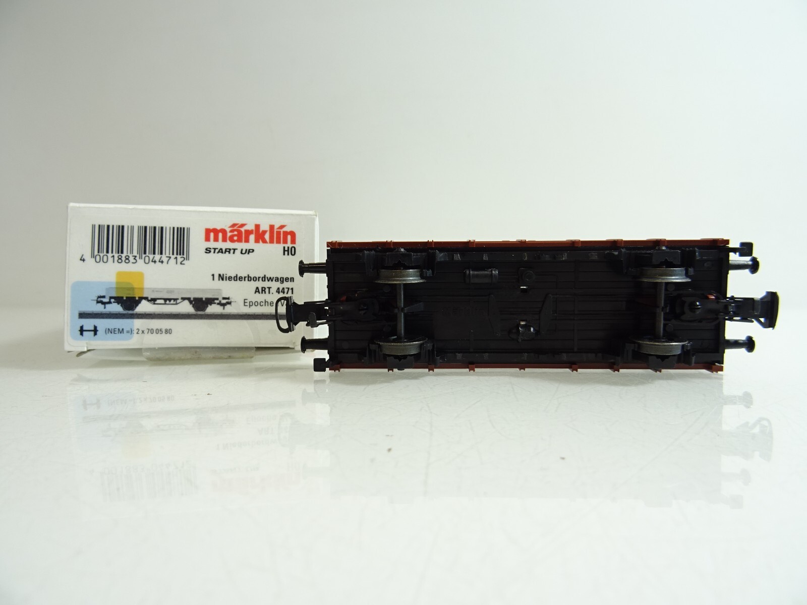 Märklin H0 4471 Niederbordwagen der DB in OVP PR1131 – Bild 4