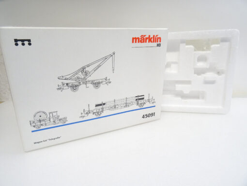 Märklin H0 45091 Originalverpackung für Wagen-Set Telegrafie LC7957