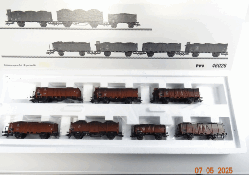 Märklin H0 46026 Güterwagen-Set/ Epoche III der DB in OVP PR7424