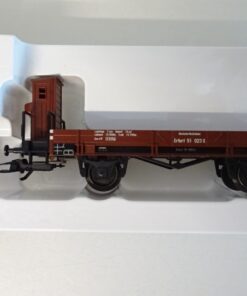 Märklin H0 46071 Niederbordwagen mit Bremserhaus der DR in OVP PR8871