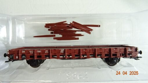 Märklin H0 46080-03 Rungenwagen mit Rungen der DB in OVP PR7245 – Bild 3